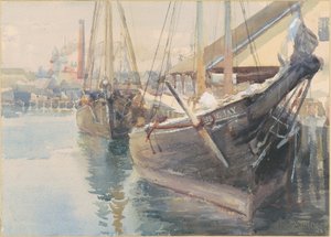 Lodě v Docku od Dora Louise Murdoch