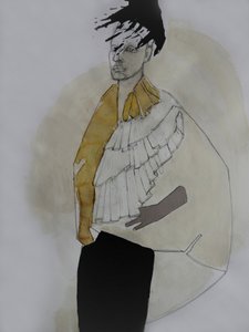 Elegantní postava s volánky od Doris Schmitz