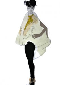 Elegantní módní ilustrace od Doris Schmitz