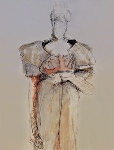 Elegantní módní skica od Doris Schmitz