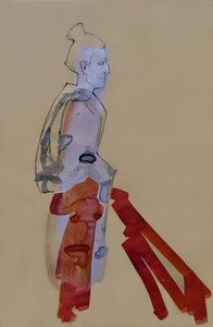 Plynulá červenofigurová malba od Doris Schmitz