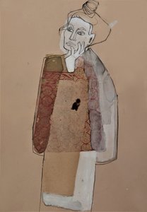 Portrét zamyšlené ženy od Doris Schmitz