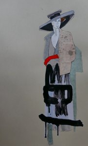 Graffiti stylové ženy od Doris Schmitz