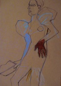 Stylizovaná módní figurína od Doris Schmitz