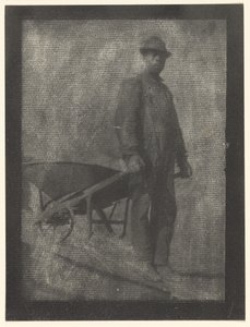 [Černý muž s trakařem] od Doris Ulmann