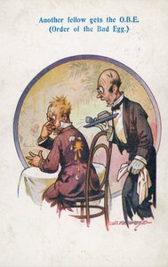 Zápach zkaženého vejce (barevná litografie)