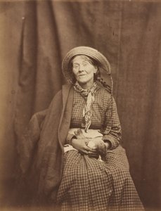 Žena držící mrtvého ptáka, Surrey County Asylum od Dr. Hugh Welch Diamond