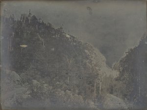 Pohled v rámci Crawford Notch, New Hampshire od Dr. Samuel A. Bemis