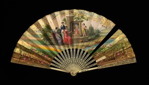 Fan, Francouz, 1820-30.