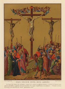 Ukřižování Ježíše Krista (chromolitho)