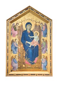 Madona s dítětem na trůnu s anděly od Duccio di Buoninsegna