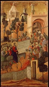 Smutek: Vjezd do Jeruzaléma od Duccio di Buoninsegna