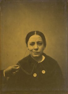 Mírné snížení úhlu úst v důsledku deprese vlevo, Falešný smích vpravo, 1854-185