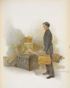 Železniční vrátný. od Dudley Hardy