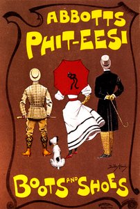 Boty a boty Abbotts Phit-Eesi, c1887-1922 od Dudley Hardy