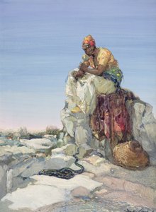 Zaklínač hadů, 1900 od Dudley Hardy