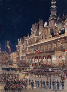 Přijetí ruského admirála Avellana na radnici 19. října od Dumont-Valiquet Dumont-Valiquet