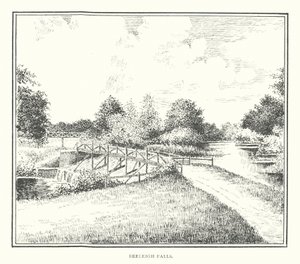 Beeleigh Falls (litografie) od Duncan Moul