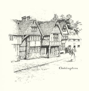 Chiddingstone (litografie) od Duncan Moul