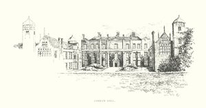 Cobham Hall (litografie) od Duncan Moul