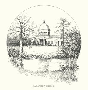 Haileybury College (litografie) od Duncan Moul