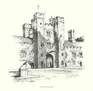 Knole House (litografie) od Duncan Moul
