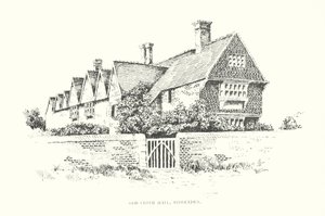 Old Cloth Hall, Biddenden (litografie)