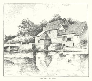 Old Mill, Bocking (litografie) od Duncan Moul