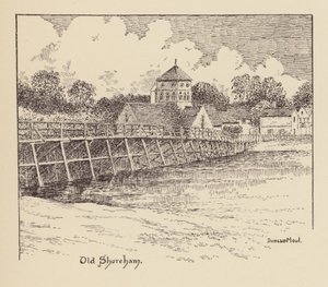 Sussex: Old Shoreham (litografie) od Duncan Moul