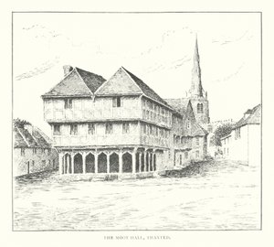 The Moot Hall, Thaxted (litografie) od Duncan Moul