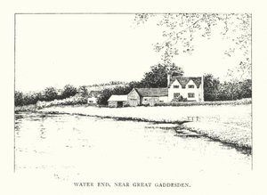 Water End, poblíž Great Gaddesden (litografie) od Duncan Moul