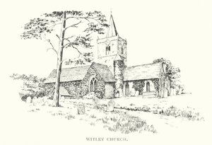 Kostel Witley (litografie)