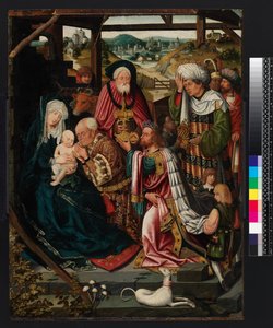 Klanění králů, 1520 od Dutch School