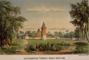 Mešita Banten, Jáva, Indonésie od Dutch School