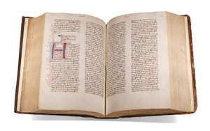 Bible, s prology, v latině, zdobený rukopis na papíře, Utrecht od Dutch School