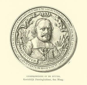 Pamětní medaile admirála Michiela de Ruytera od Dutch School