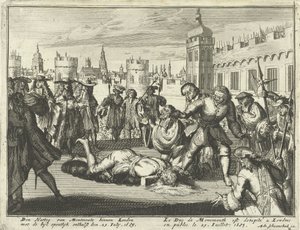Poprava vévody z Monmouthu, 15. července 1685 od Dutch School