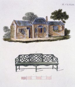 Ilustrace z Magazine of Garden Gems od G Van Laara, 1802 od Dutch School