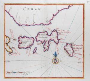 Ostrov Ceram (Seram), Indonésie. od Dutch School