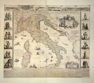 Itálie, Klencke Atlas od Dutch School