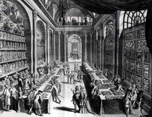 Sbírka kuriozit Levina Vincenta, ilustrace z Theater de Merveilles de la Nature, kolem roku 1719 od Dutch School