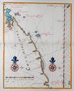 Mapa Cochin-Čína, Asie. od Dutch School