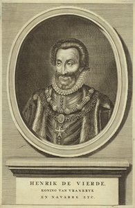 Portrét francouzského krále Jindřicha IV od Dutch School