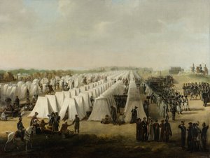 Vojenský tábor v Rijenu, 1831-5 od Dutch School
