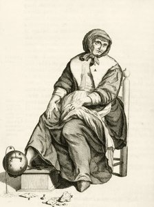 Použití mechanické pijavice, z Praktických cvičení týkajících se metody léčení od Frederika Dekkerse, 1694 od Dutch School