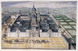 Pohled na Madrid Escorial, c.1662-5 od Dutch School