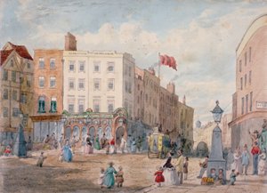 Middle Row, Holborn, Londýn, 1867 od EH Dixon