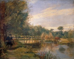 „Izaak Walton fishing“, 1850. od EM Ward