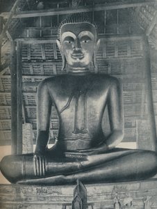 Sláva centrální svatyně ve Wat Suthat, Bangkok, c1935 od ENA