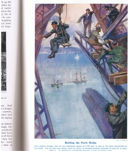 Building the Forth Bridge, ilustrace z 